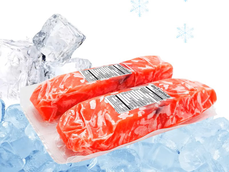 Custom adhesive waterproof removable labels for frozen food and meat