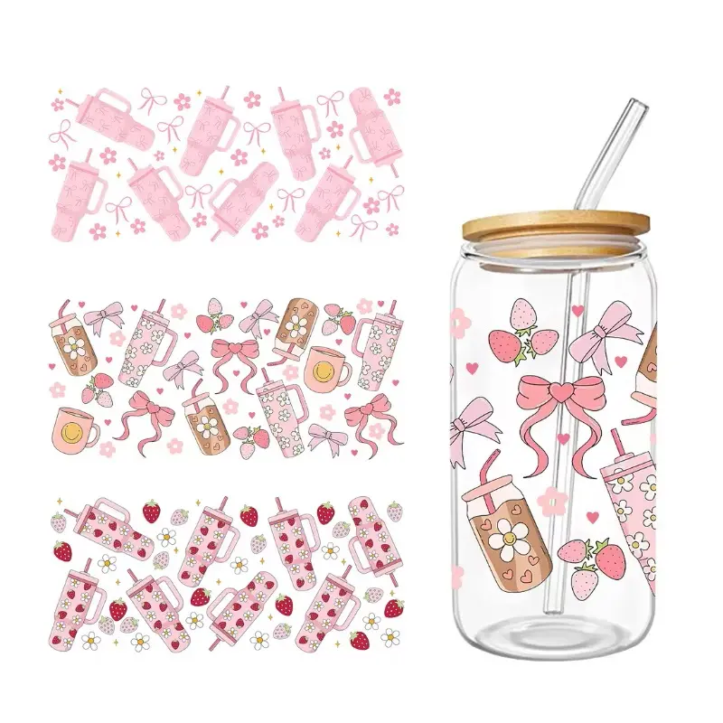 Wholesale custom 3D transfer UV DTF decorative stickers  ( (5)