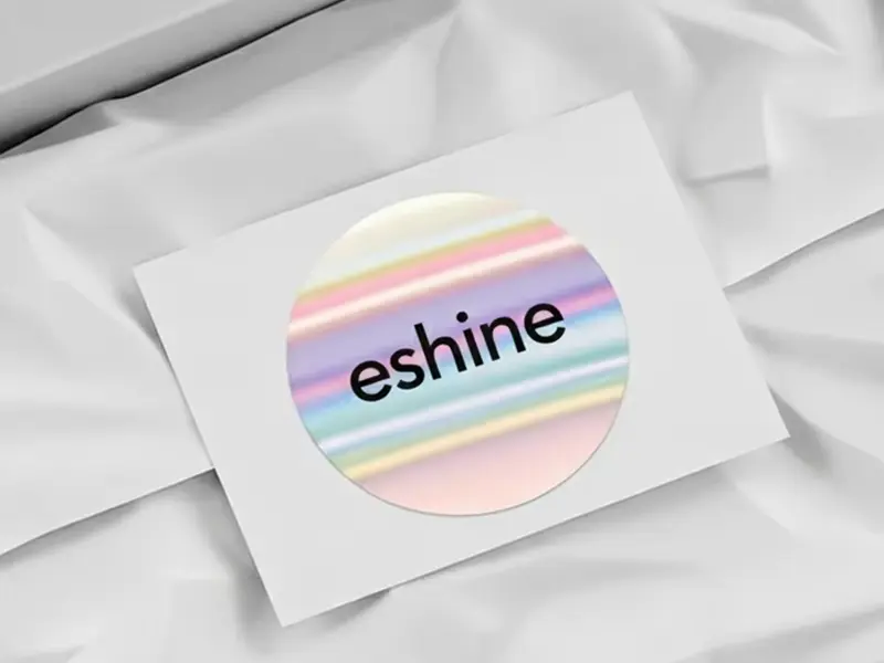 Custom Waterproof Hologram Thank You Stickers Roll - 100pcs