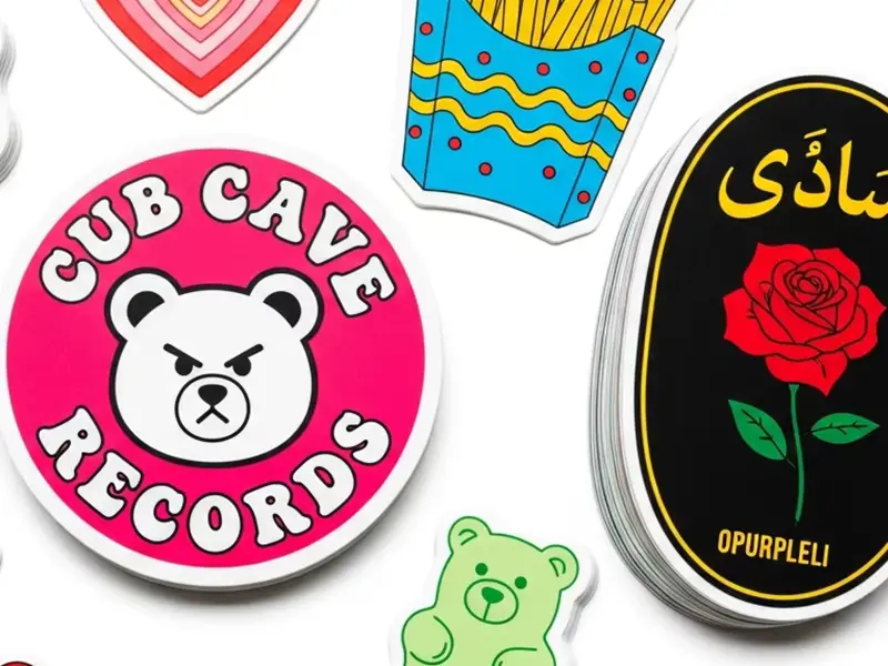 Custom Waterproof PVC Vinyl Cartoon Stickers - High Quality