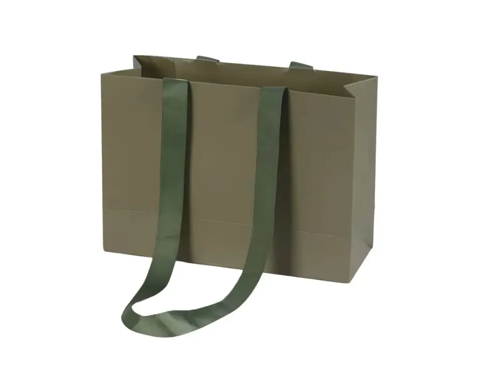 Custom Logo Paper Gift Bags for Clothing, Shoes, Shopping