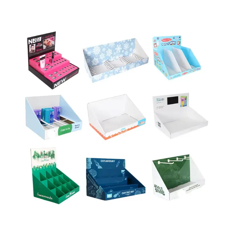 Custom Cardboard Counter Display Box for Retail and Prom ( (4)