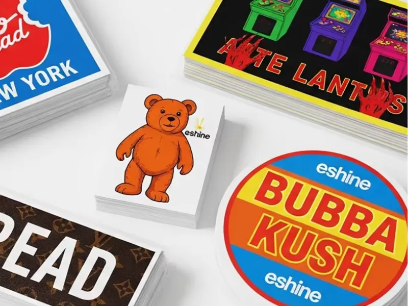 Custom Waterproof PVC Vinyl Cartoon Stickers - High Quality