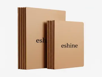 Customizable A5 Kraft Paper Hardcover Notebook for Students