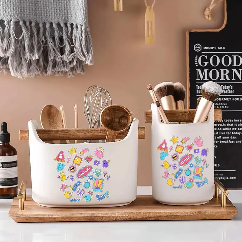 Wholesale custom 3D transfer UV DTF decorative stickers ( (3)