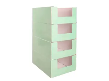 Custom Tear-Off PDQ Sauce Display Box - Shelf-Ready Design