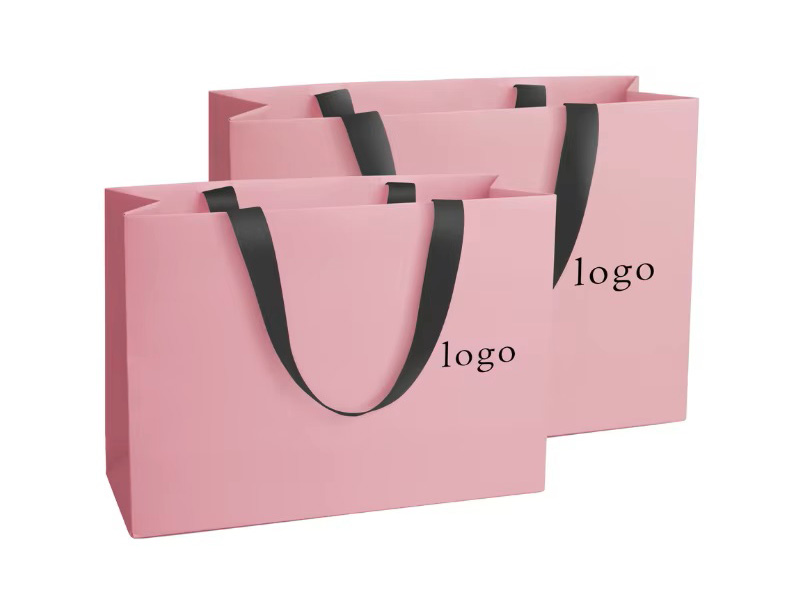 Luxury Recycled Paper Shopping Bag with Handle for Gifts