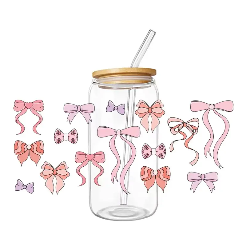 Wholesale custom 3D transfer UV DTF decorative stickers  (