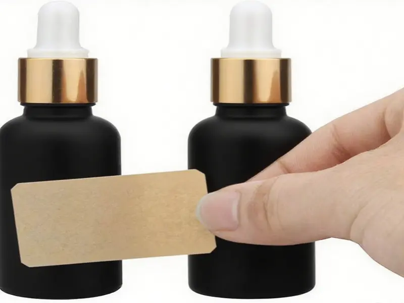 Custom Kraft Gift Tags & Roll Label Stickers for Bottles