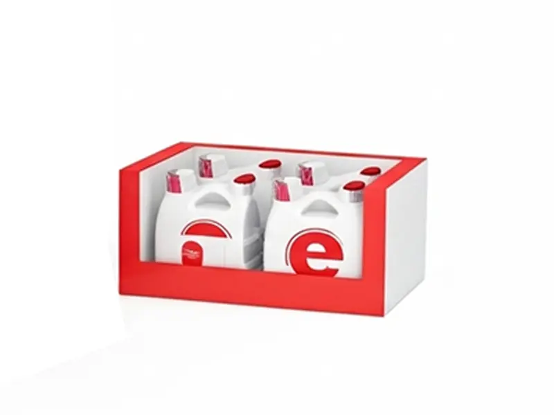 Manufacturer Direct Paperboard Floor Display Stand with Hooks